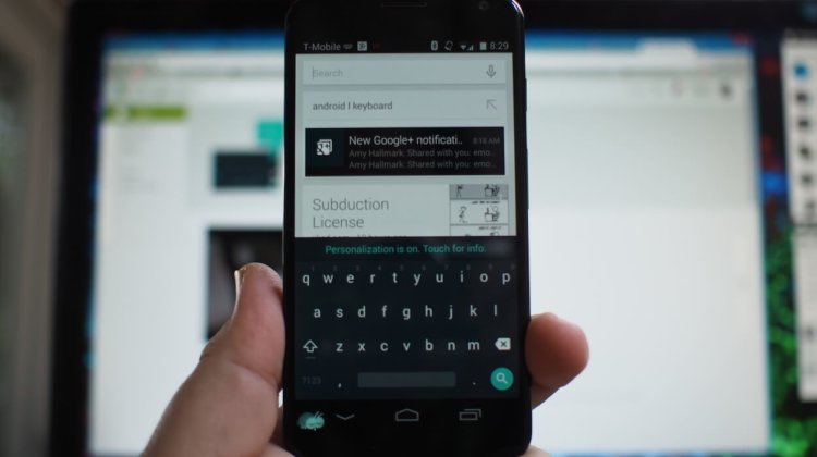 Android L Keyboard