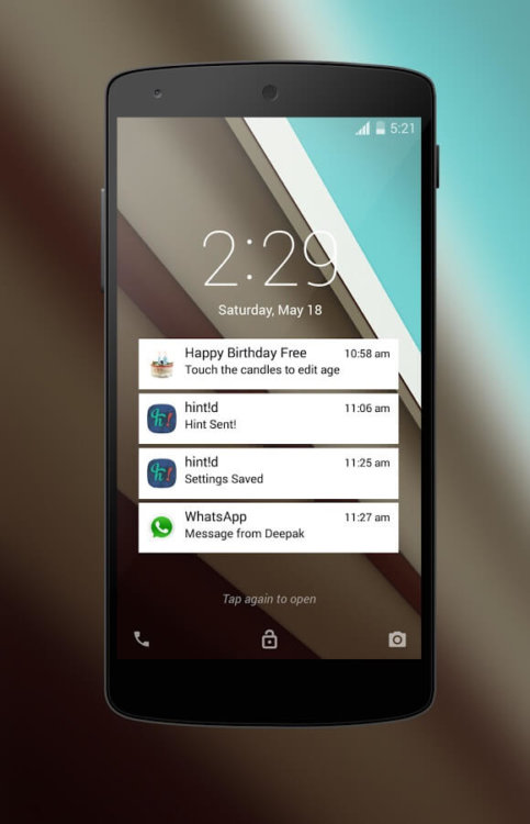  Android L Locksreen 