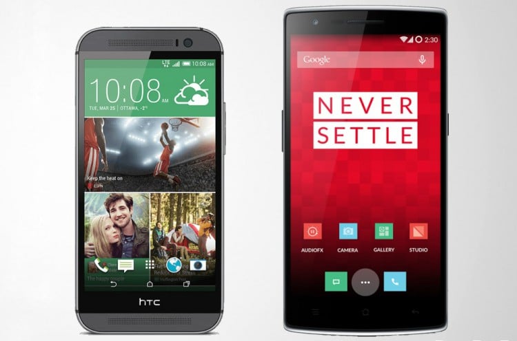 One Plus One vs HTC One