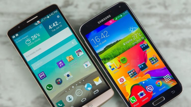 LG G3 против Galaxy S5