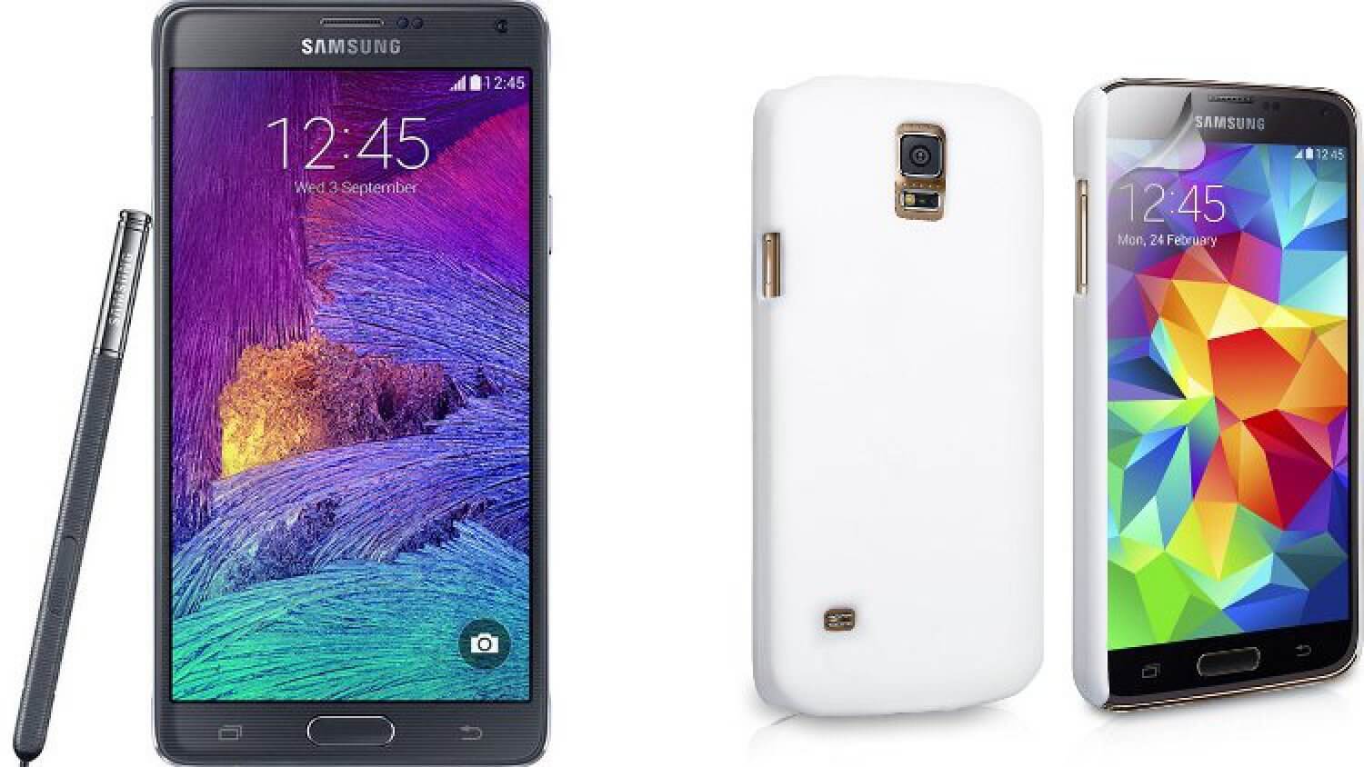  Samsung Note 4 & # x438; Galaxy S5 