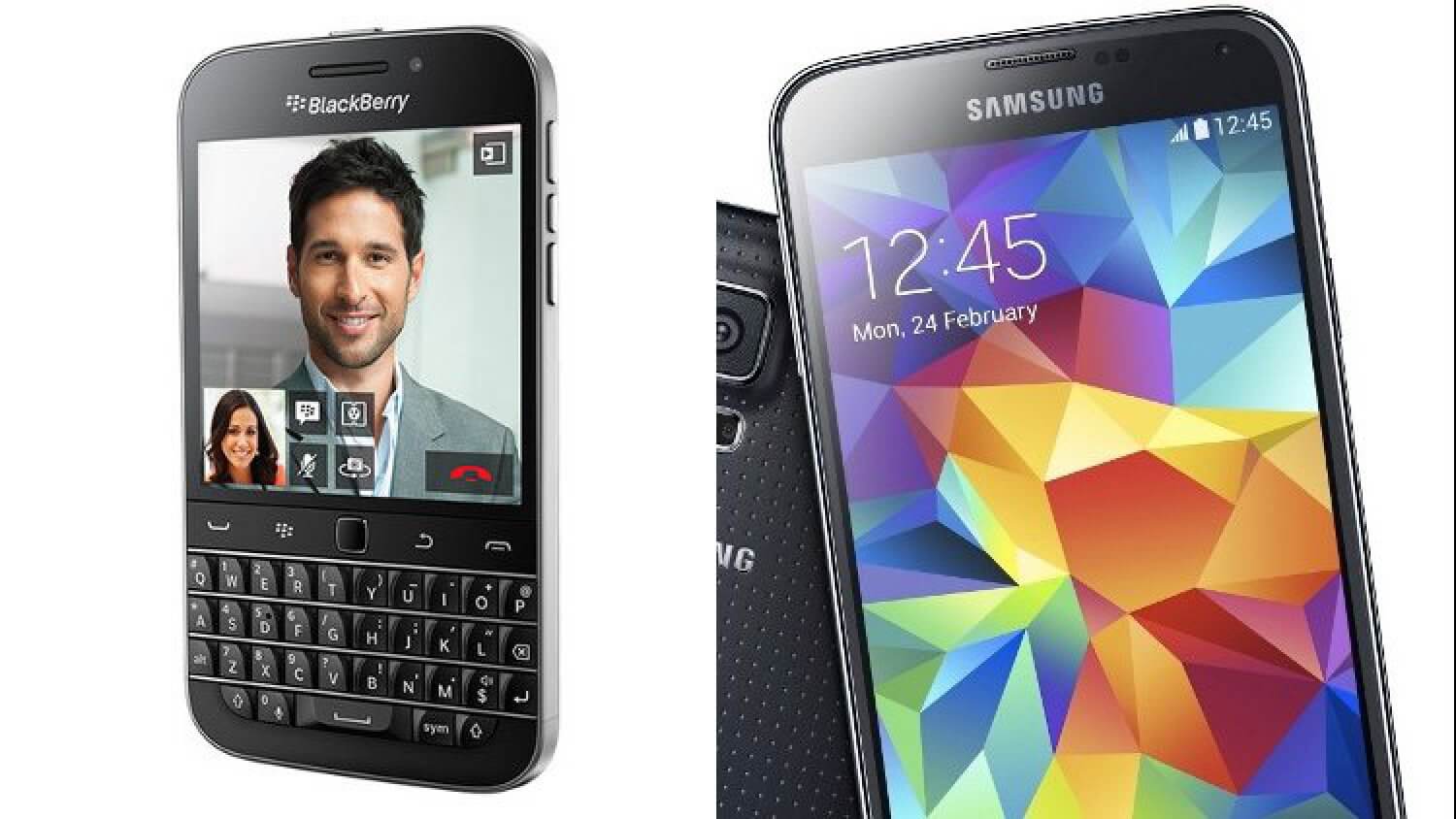 BlackBerry Classic и Samsung Galaxy S5