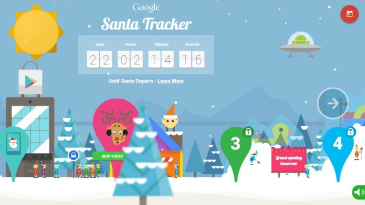 web google santa tracker