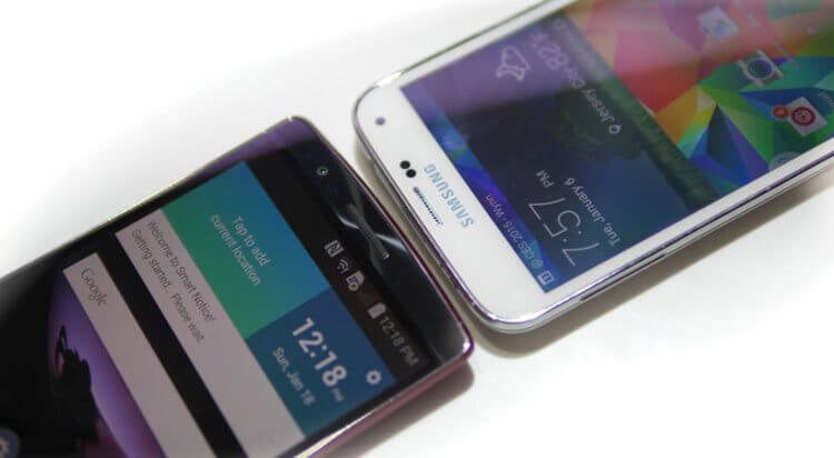 LG G Flex 2 и Samsung Galaxy S5