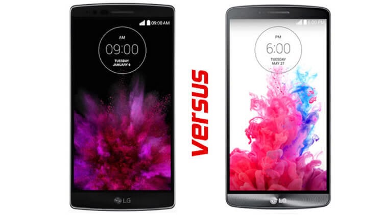 LG G Flex 2 и G3