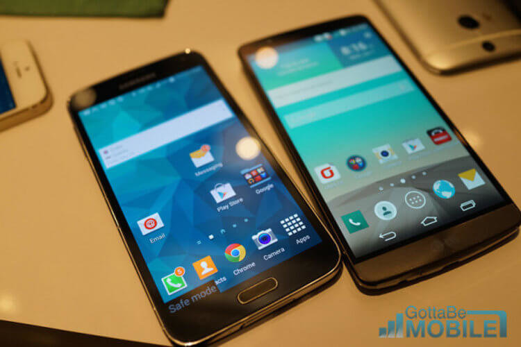 LG G3 Samsung Galaxy S5