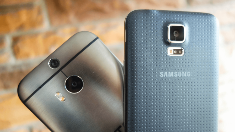 galaxy s5 and htc one m8