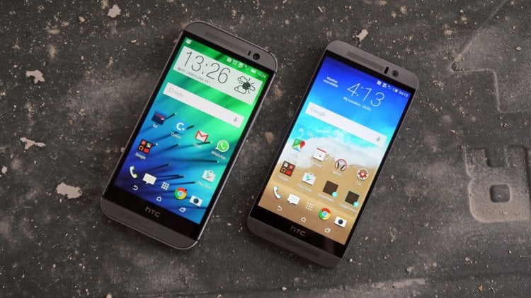 HTC One M9 and M8