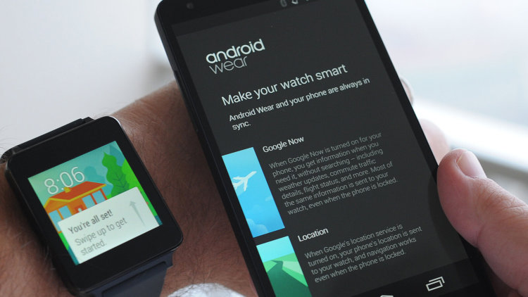 android wear settings