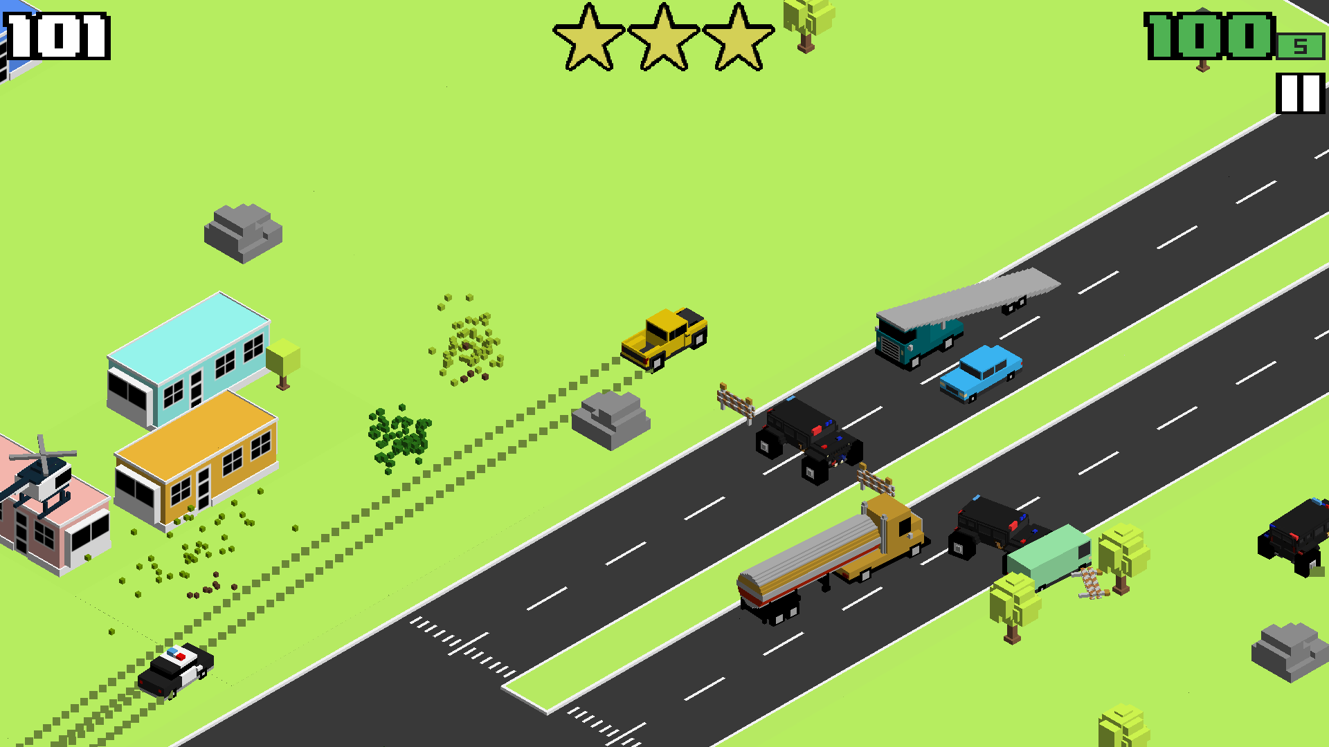 Smashy road — всё лучшее от GTA в мобильной аркаде