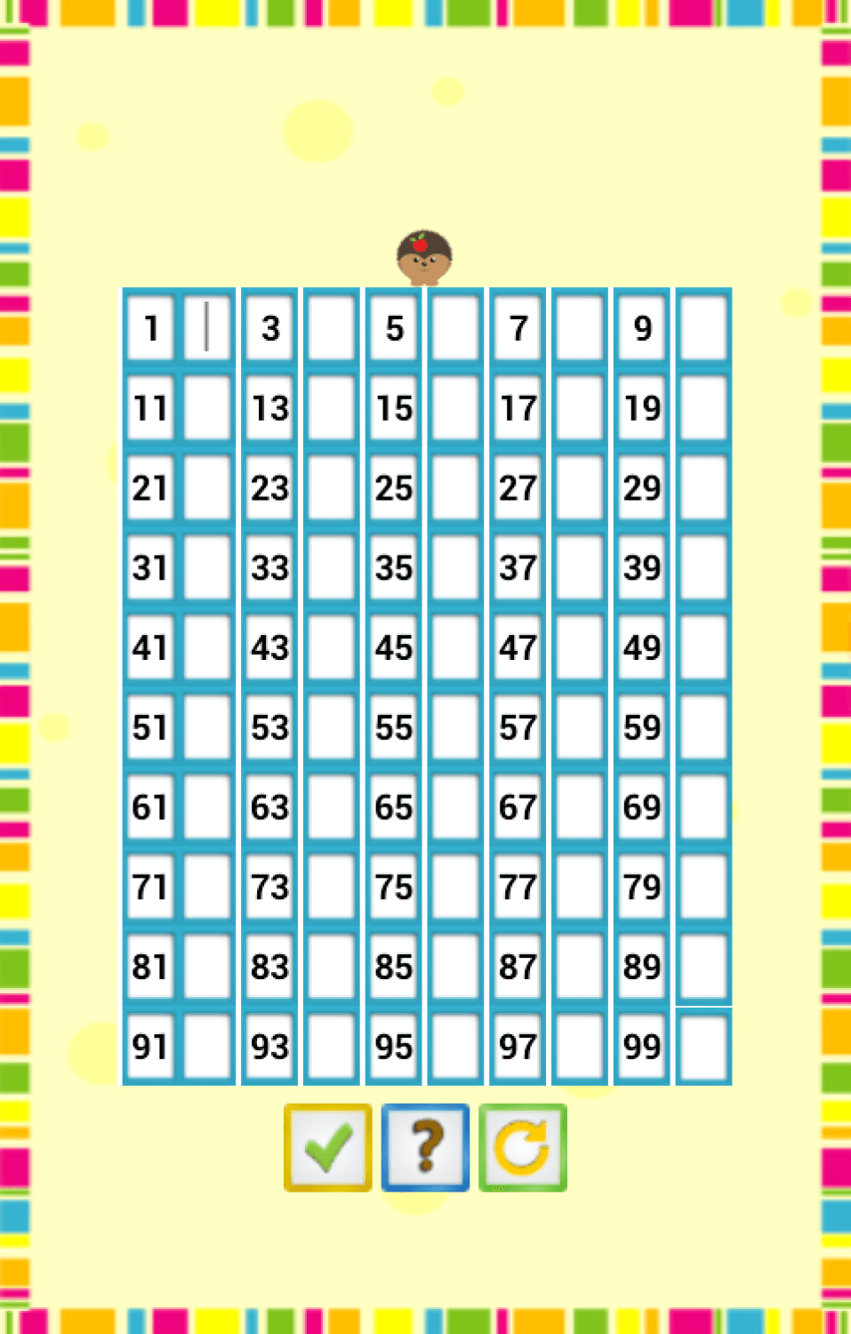 Kids Counting Hundred Chart