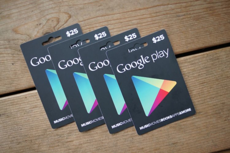 Google Play cards