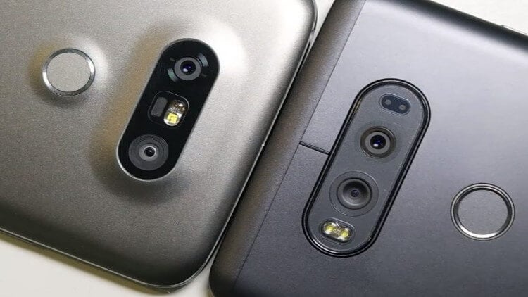 Камеры LG V20 и LG G5