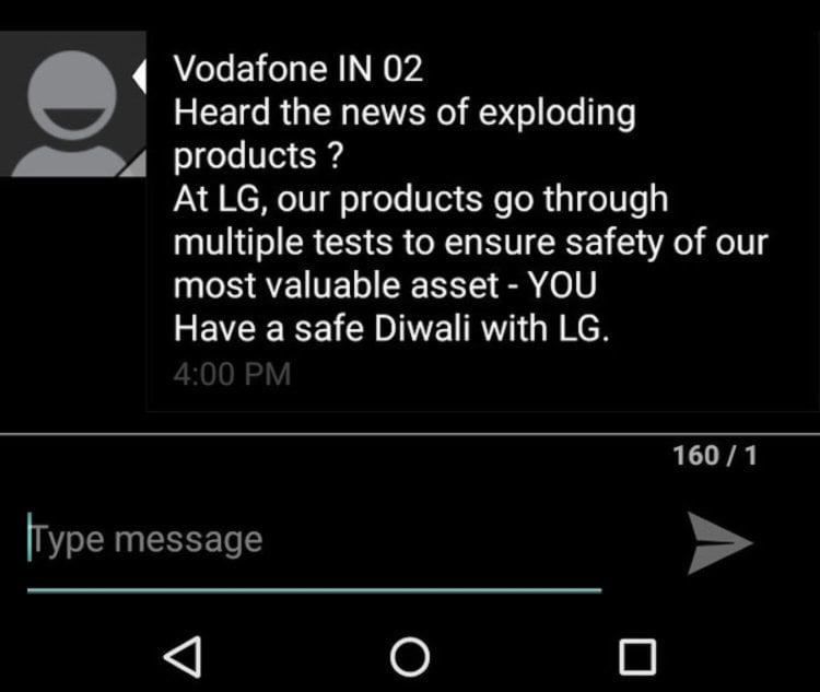 LG Diwali Message
