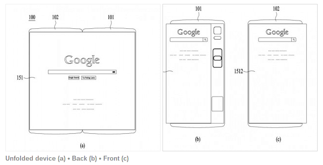 LG патентует гибкий гибрид смартфона и планшета