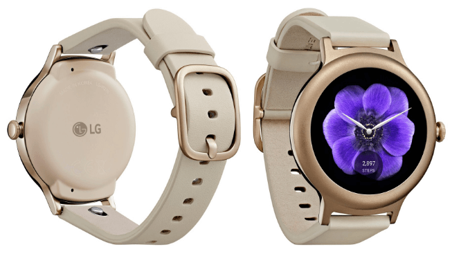 Предположительно LG Watch Style цвета «розовое золото»