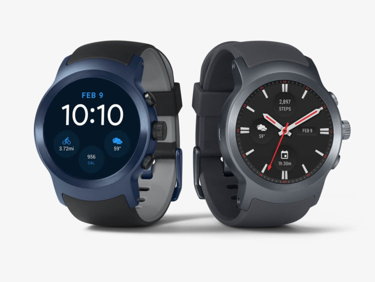 Смарт-часы LG Watch Sport под управлением Android Wear 2.0