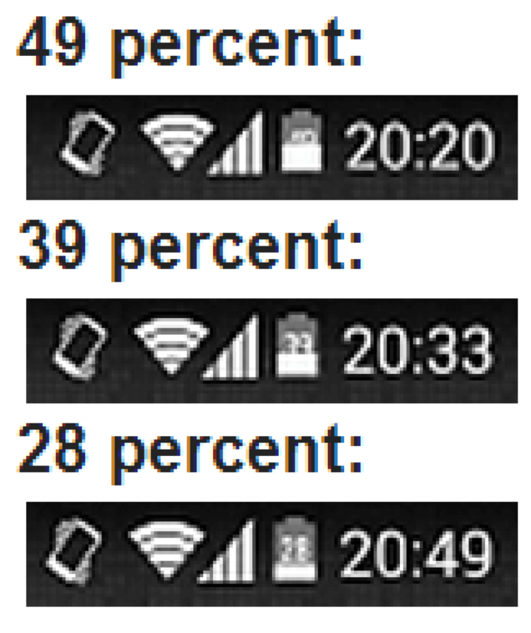 Включаем отображение процентов батареи на KitKat. Фото.