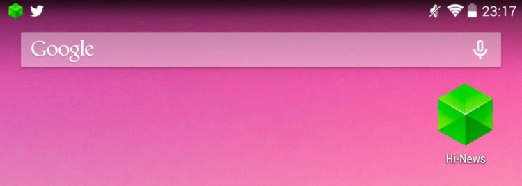 Зачем в KitKat белые иконки и куда делось состояние соединения. Фото.