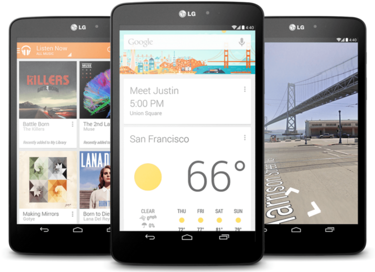 Планшет LG G Pad 8.3 Google Edition уже доступен в Google Play. Фото.