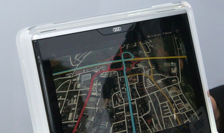 Audi показала первый плод сотрудничества с Google. Audi показала первый плод сотрудничества с Google. Фото.