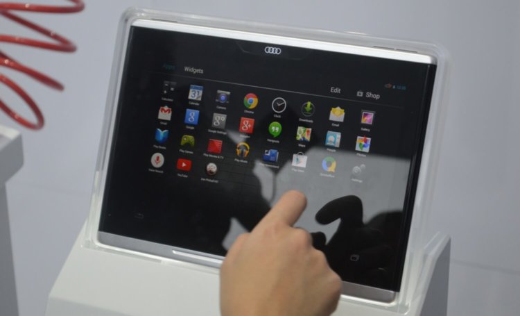 Audi показала первый плод сотрудничества с Google. Audi показала первый плод сотрудничества с Google. Фото.