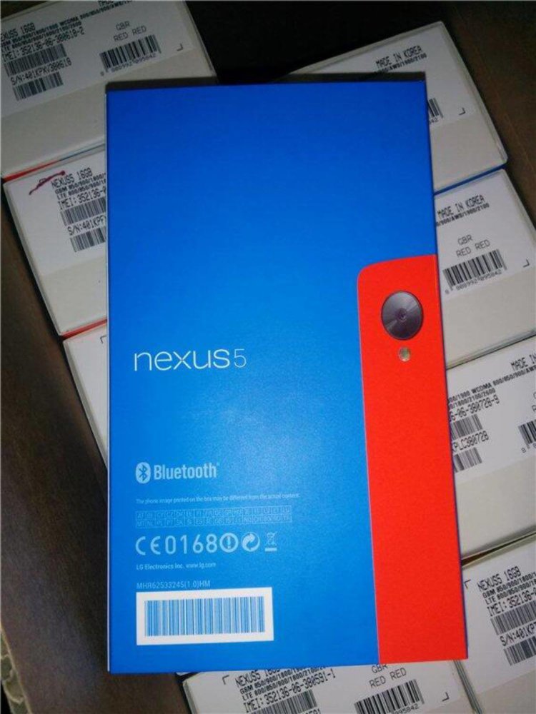 Яркие Nexus 5 на подходе. Фото.