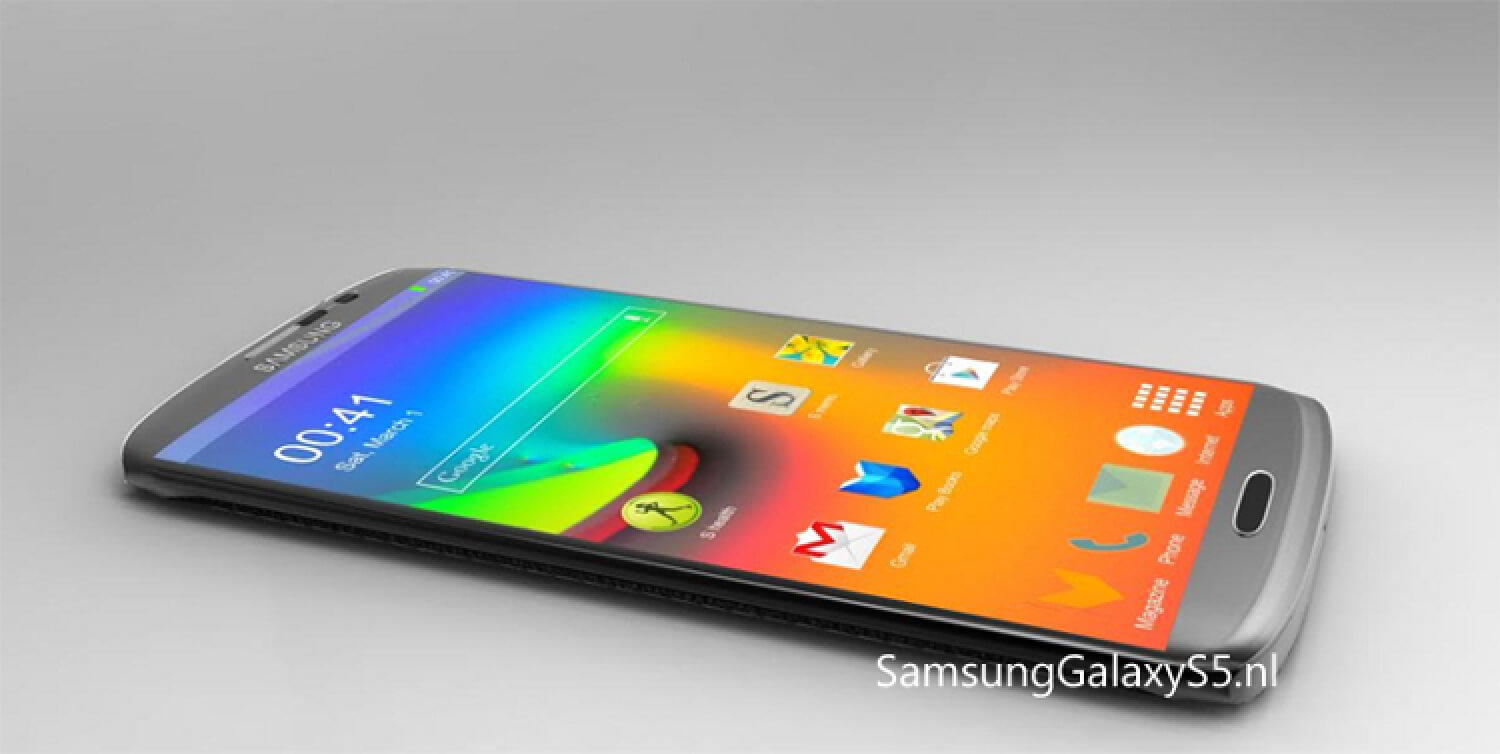 Прогноз: Два Samsung Galaxy S5 со сканером отпечатков пальцев. Фото.
