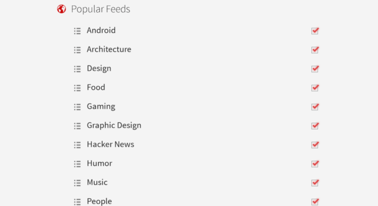 Flyne — клиент для чтения новостей от создателей Falcon Pro. Фото.