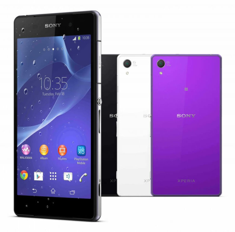 Sony представила Xperia Z2 и Xperia Tablet Z2. Sony Xperia Z2. Фото.