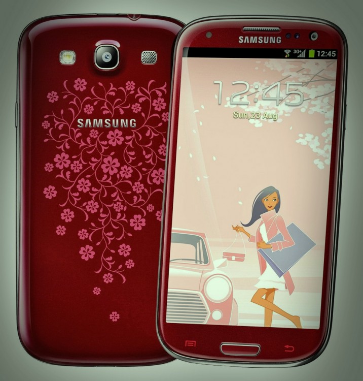 Порадуй любимую: 6 лучших Android-смартфонов для девушек. Samsung Galaxy la Fleur: S3/S3 Mini/Trend. Фото.