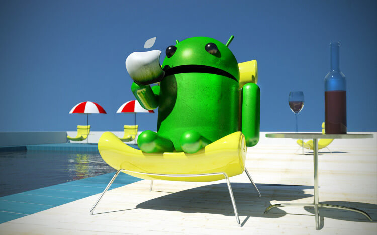 Android вытесняет iPad с рынка. Фото.