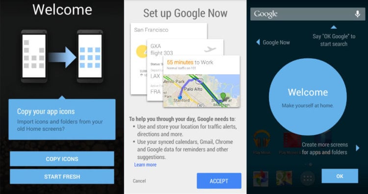 Google Now – лаунчер из Nexus 5 вскоре станет доступен всем. Фото.
