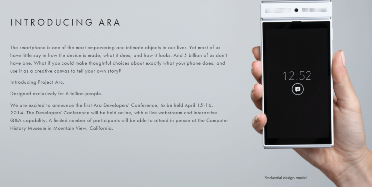 Модульные смартфоны не за горами. Фото.