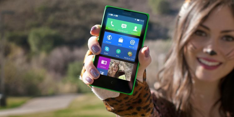 Nokia X и полноценный Android. Фото.