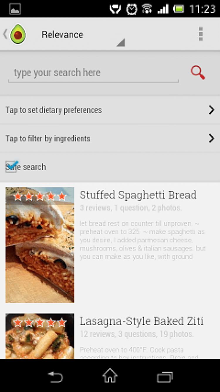 Холостяцкий набор в Google Play. Цель № 1 — приготовить ужин. Фото.