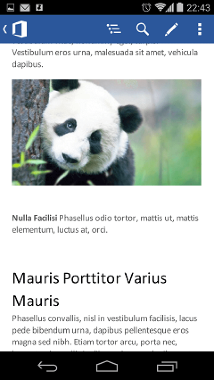 Бесплатный Microsoft Office пришел на Android. Просмотр и редактирование. Фото.