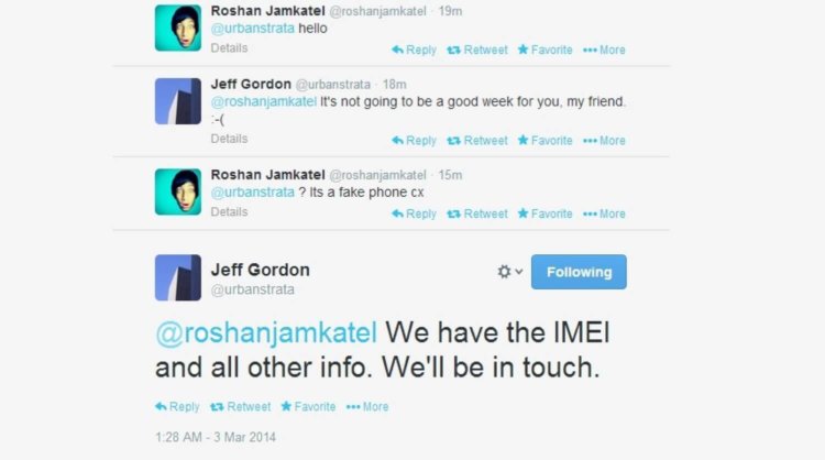 Руководство HTC вышло на автора обзора M8. Фото.