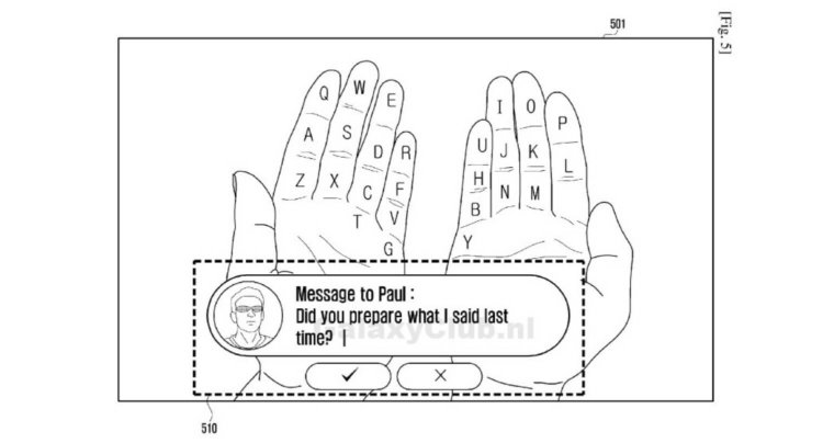 Samsung патентует новый метод ввода. Samsung патентует новый метод ввода. Фото.