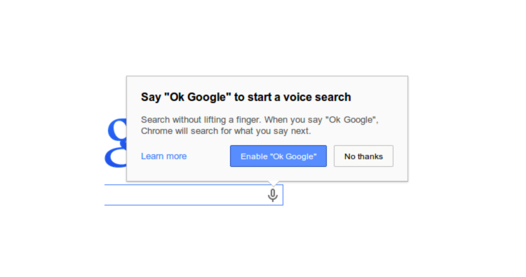 Chrome. Google Now приходит на компьютеры. Фото.