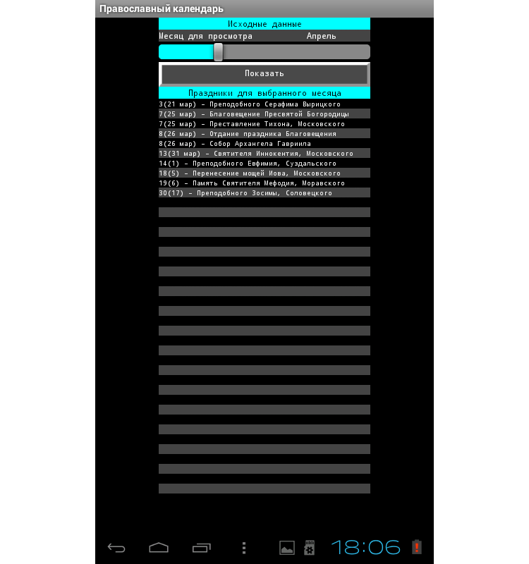 Дата Пасхи на 30 лет вперед. Фото.