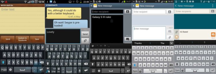 Эволюция TouchWiz: 5 лет истории. Фото.