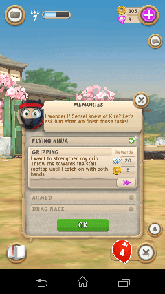 Clumsy Ninja появился в Google Play. Занятия. Фото.