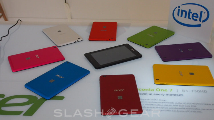 Новости Acer: планшеты и носимый гаджет. Acer Iconia One 7 и Acer Iconia Tab 7. Фото.