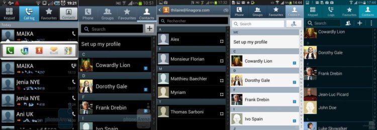 Эволюция TouchWiz: 5 лет истории. Фото.