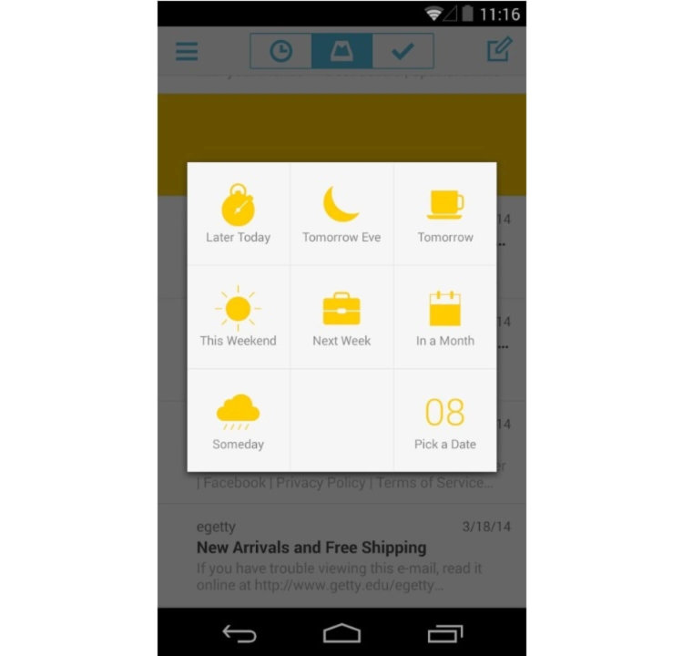 5 достойных приложений-альтернатив Gmail. Mailbox. Фото.