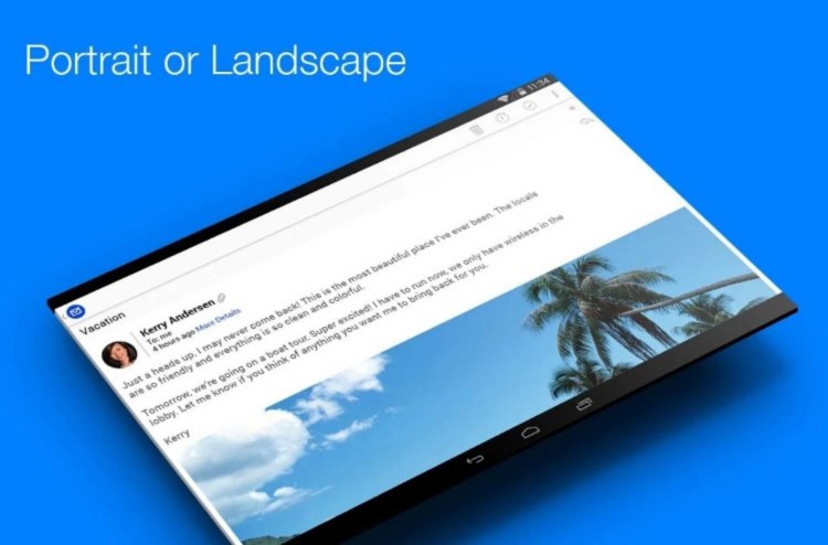 5 достойных приложений-альтернатив Gmail. Blue Mail. Фото.