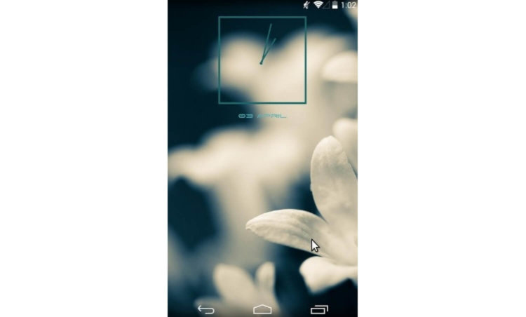 Android-часы: десятка «умнейших». 7. Jelly Bean Clock Widget. Фото.