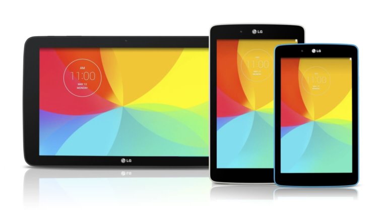 LG выходит на арену планшетов. Фото.