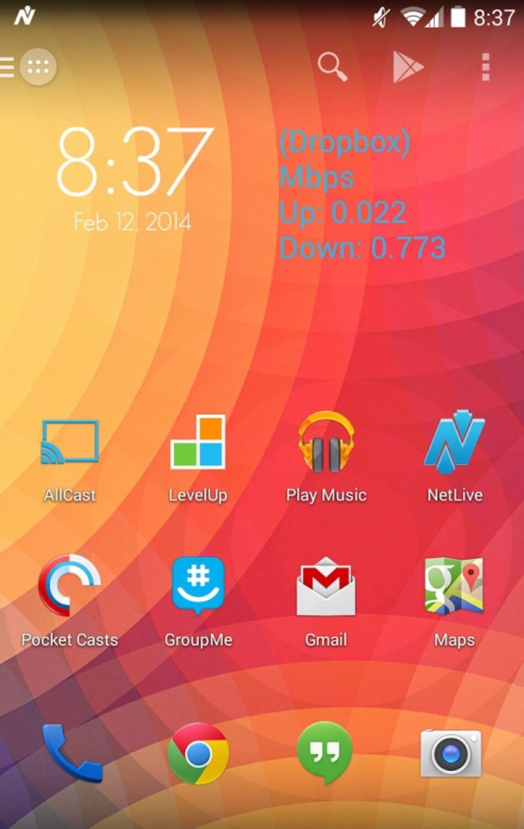 4 приложения для контроля объема передачи данных. NetLive. Фото.